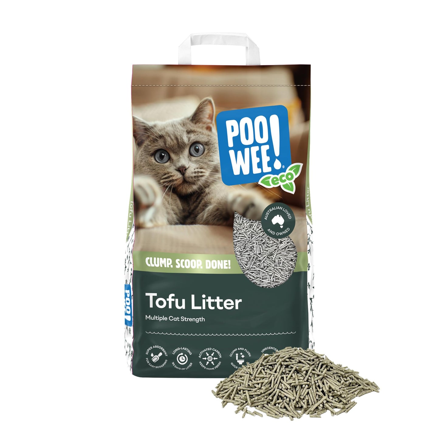 POOWEE! Eco Flushable Tofu Litter