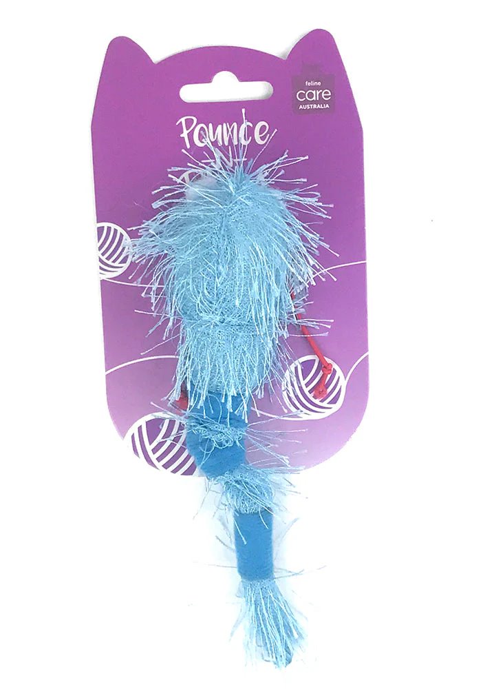 Cattitude Feline Care Worm Vibrate Blue