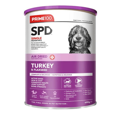 Prime100 SPD Air Dried Turkey & Flaxseed