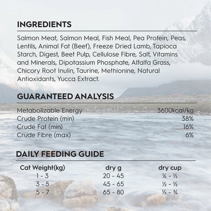Trilogy Adult Australian Salmon + Freeze Dried New Zealand Lamb Dry Cat Food