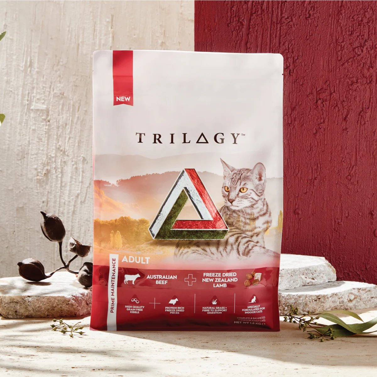 Trilogy Adult Australian Beef + Freeze Dried Lamb Dry Cat Food