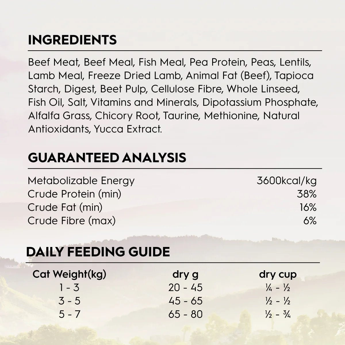 Trilogy Adult Australian Beef + Freeze Dried Lamb Dry Cat Food