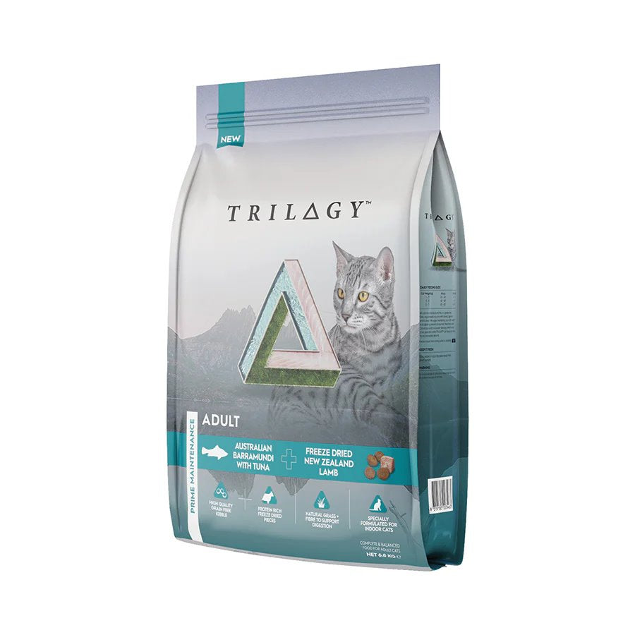 Trilogy Adult Australian Barramundi with Pacific Island Tuna + Freeze Dried New Zealand Lamb Dry Cat Food