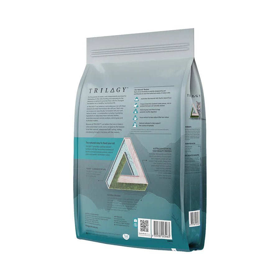 Trilogy Adult Australian Barramundi with Pacific Island Tuna + Freeze Dried New Zealand Lamb Dry Cat Food