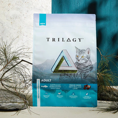 Trilogy Adult Australian Barramundi with Pacific Island Tuna + Freeze Dried New Zealand Lamb Dry Cat Food