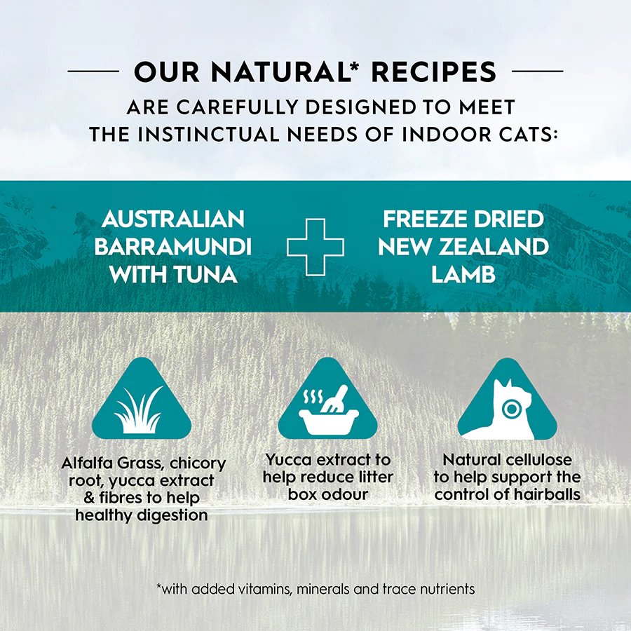 Trilogy Adult Australian Barramundi with Pacific Island Tuna + Freeze Dried New Zealand Lamb Dry Cat Food