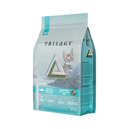 Trilogy Kitten Australian Barramundi with Pacific Island Tuna + Freeze Dried New Zealand Lamb Dry Cat Food