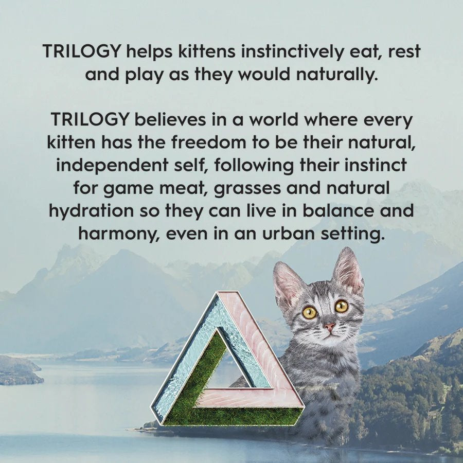 Trilogy Kitten Australian Barramundi with Pacific Island Tuna + Freeze Dried New Zealand Lamb Dry Cat Food