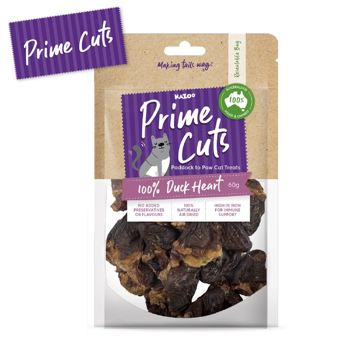 Kazoo Prime Cuts Cats Duck Hearts 60g