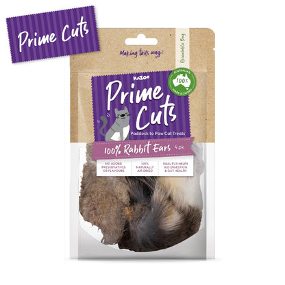 Kazoo Prime Cuts Cats Furry Rabbit Ears 4pk