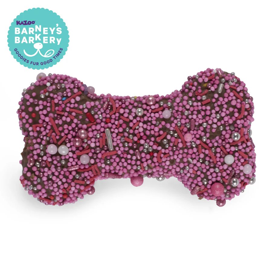 Kazoo Dog Bone Biscuit Pink