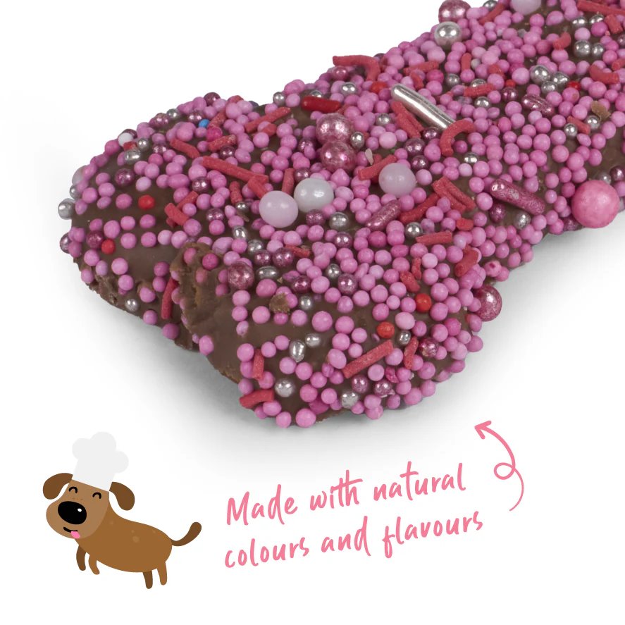 Kazoo Dog Bone Biscuit Pink