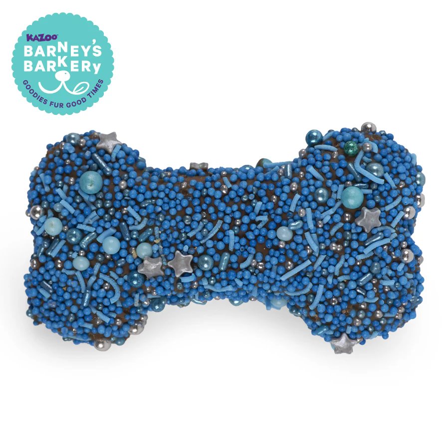 Kazoo Dog Bone Biscuit Blue