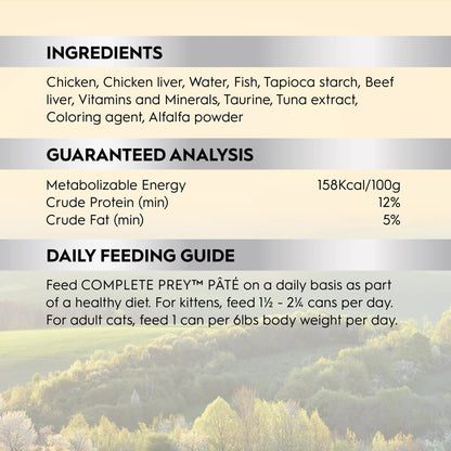 Trilogy Complete Prey Pâté Farm Raised Chicken

 Wet Cat Food