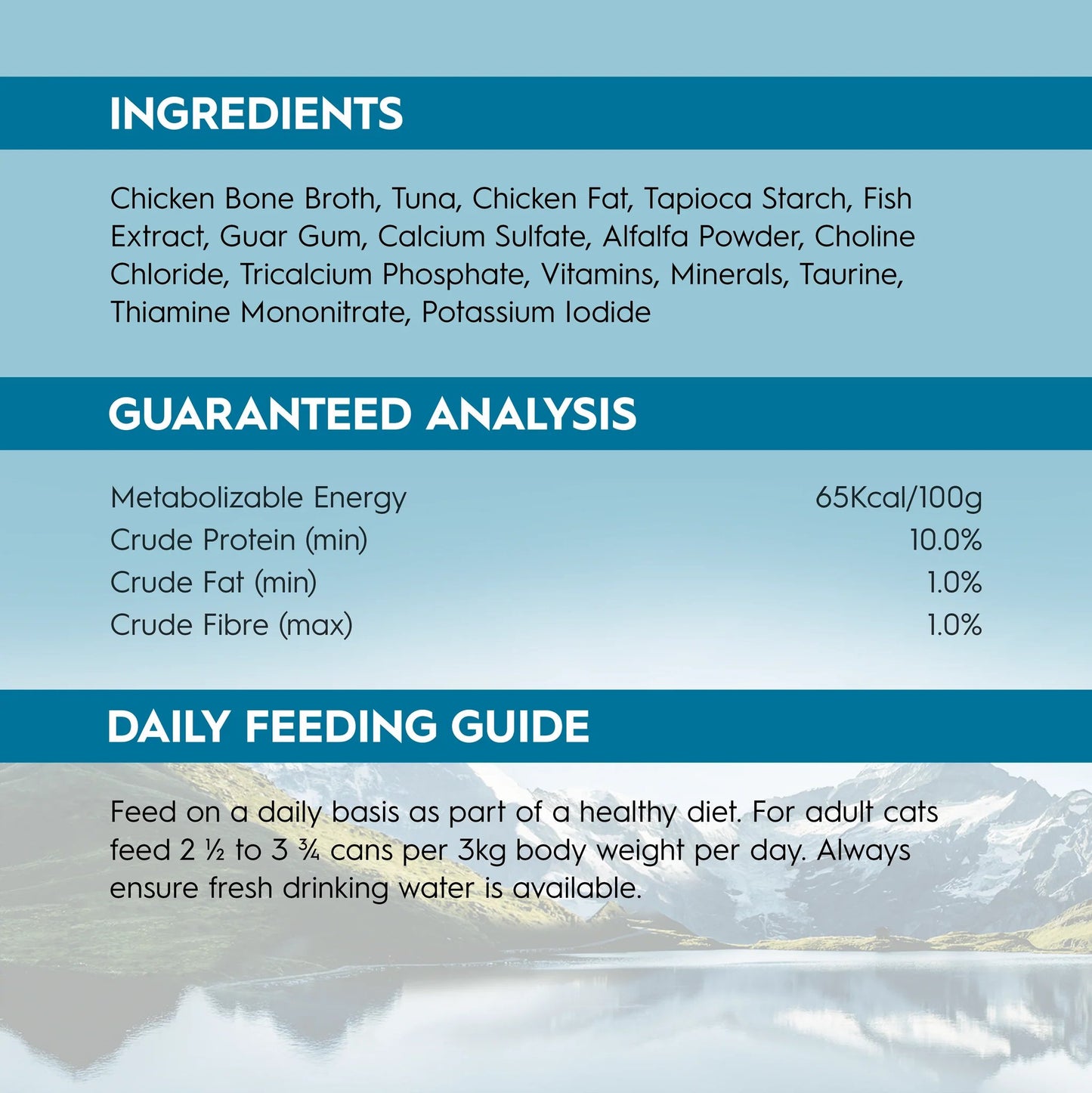 Trilogy Adult Wild Caught Tuna in Bone Broth Wet Cat Food