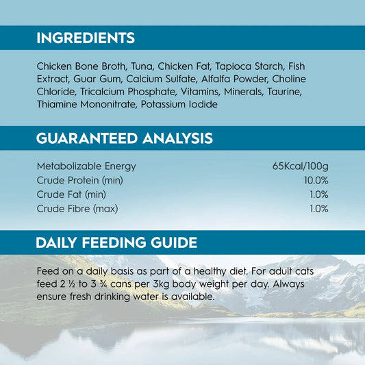 Trilogy Adult Wild Caught Tuna in Bone Broth Wet Cat Food
