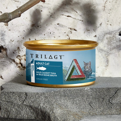 Trilogy Adult Wild Caught Tuna in Bone Broth Wet Cat Food