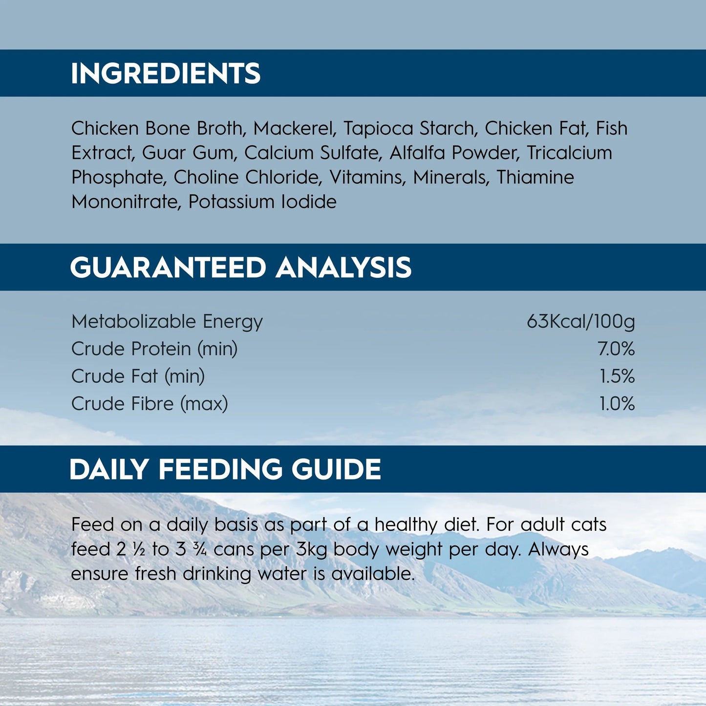 Trilogy Wild Caught Mackerel in Rich Bone Broth Wet Cat Food