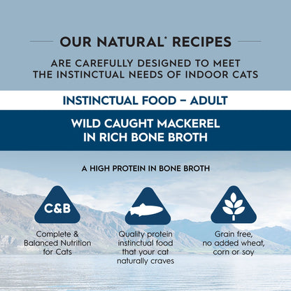 Trilogy Wild Caught Mackerel in Rich Bone Broth Wet Cat Food