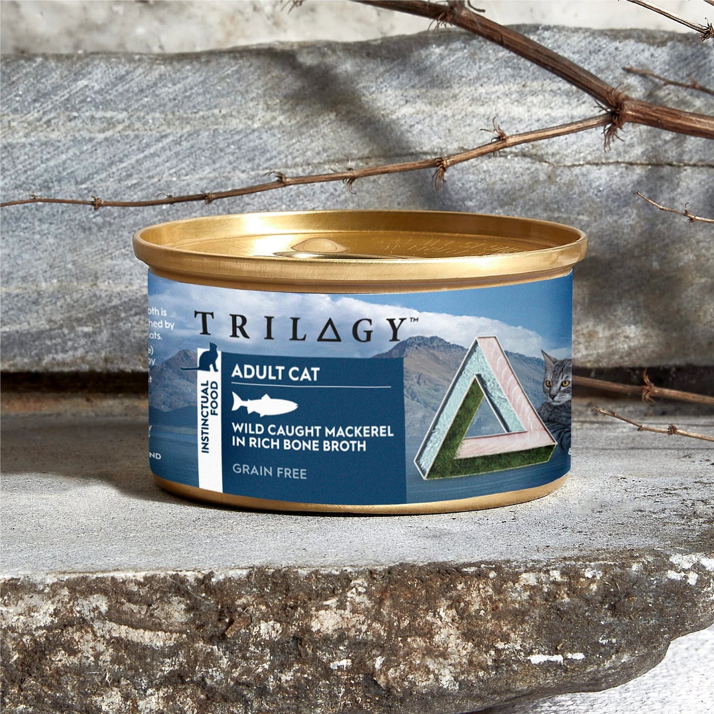 Trilogy Wild Caught Mackerel in Rich Bone Broth Wet Cat Food