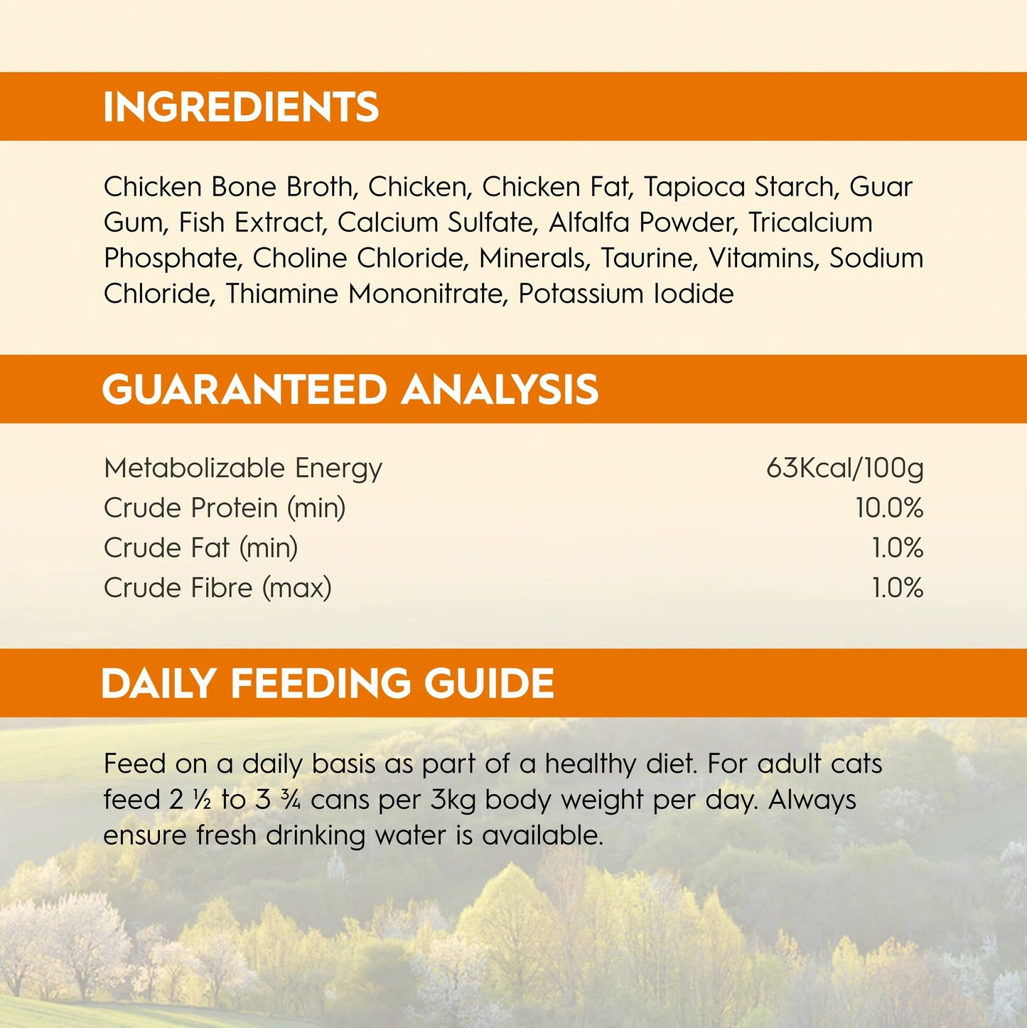 Trilogy Adult Farm Raised Chicken in Bone Broth Wet Cat Food