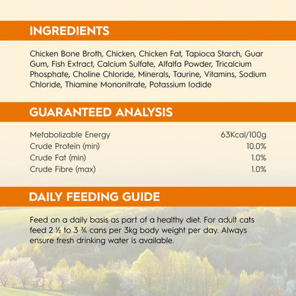 Trilogy Adult Farm Raised Chicken in Bone Broth Wet Cat Food