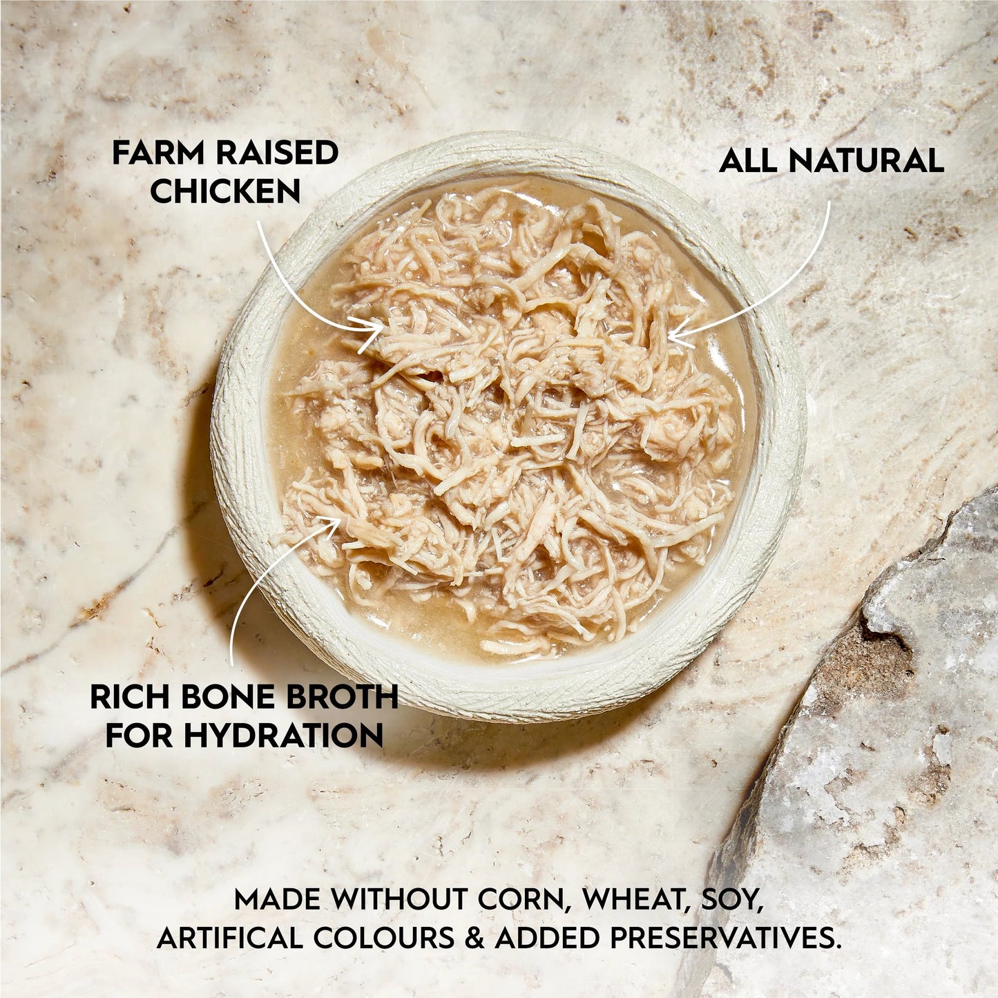 Trilogy Adult Farm Raised Chicken in Bone Broth Wet Cat Food