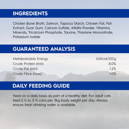 Trilogy Wild Caught Alaskan Salmon in Rich Bone Broth Wet Cat Food