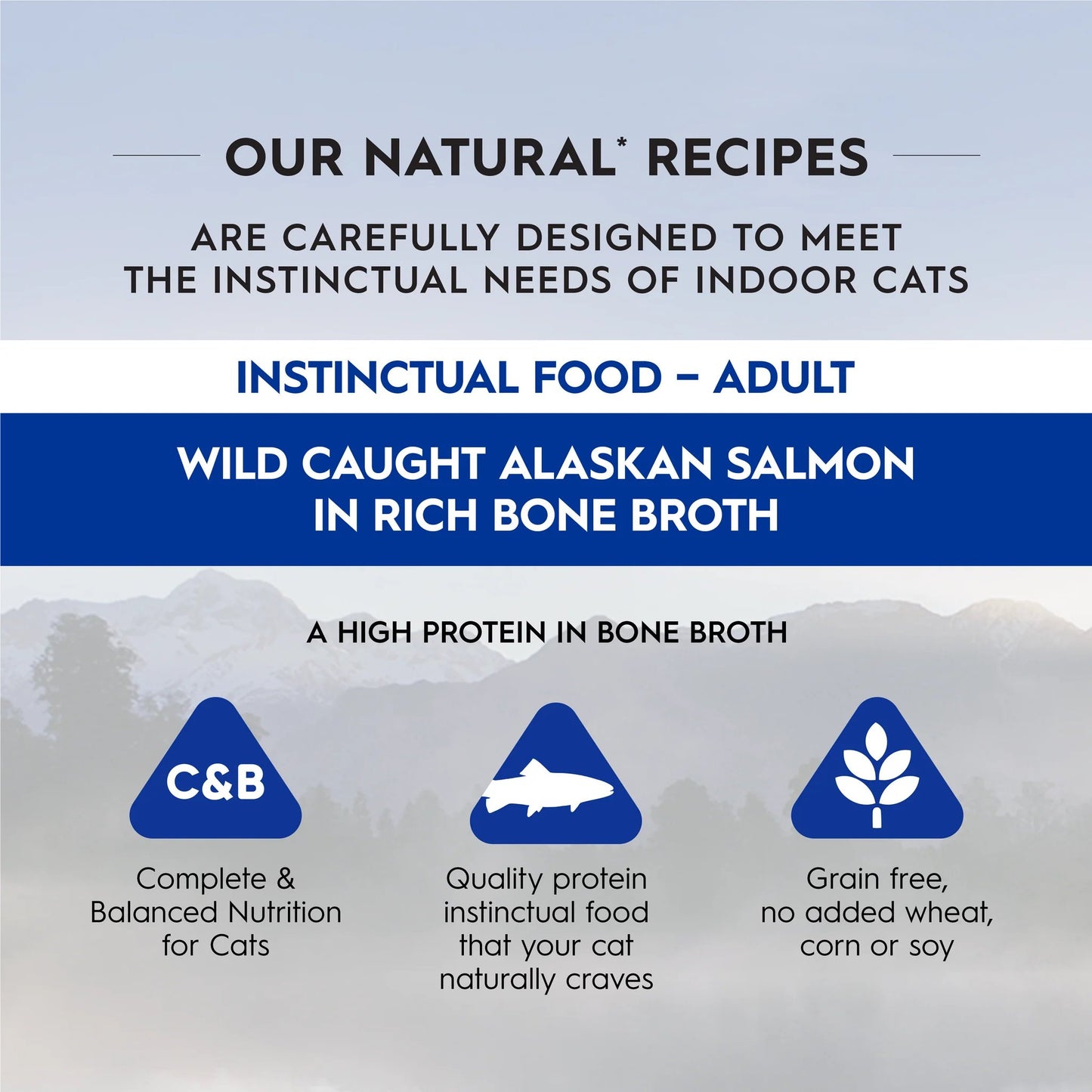 Trilogy Wild Caught Alaskan Salmon in Rich Bone Broth Wet Cat Food