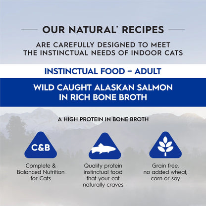Trilogy Wild Caught Alaskan Salmon in Rich Bone Broth Wet Cat Food