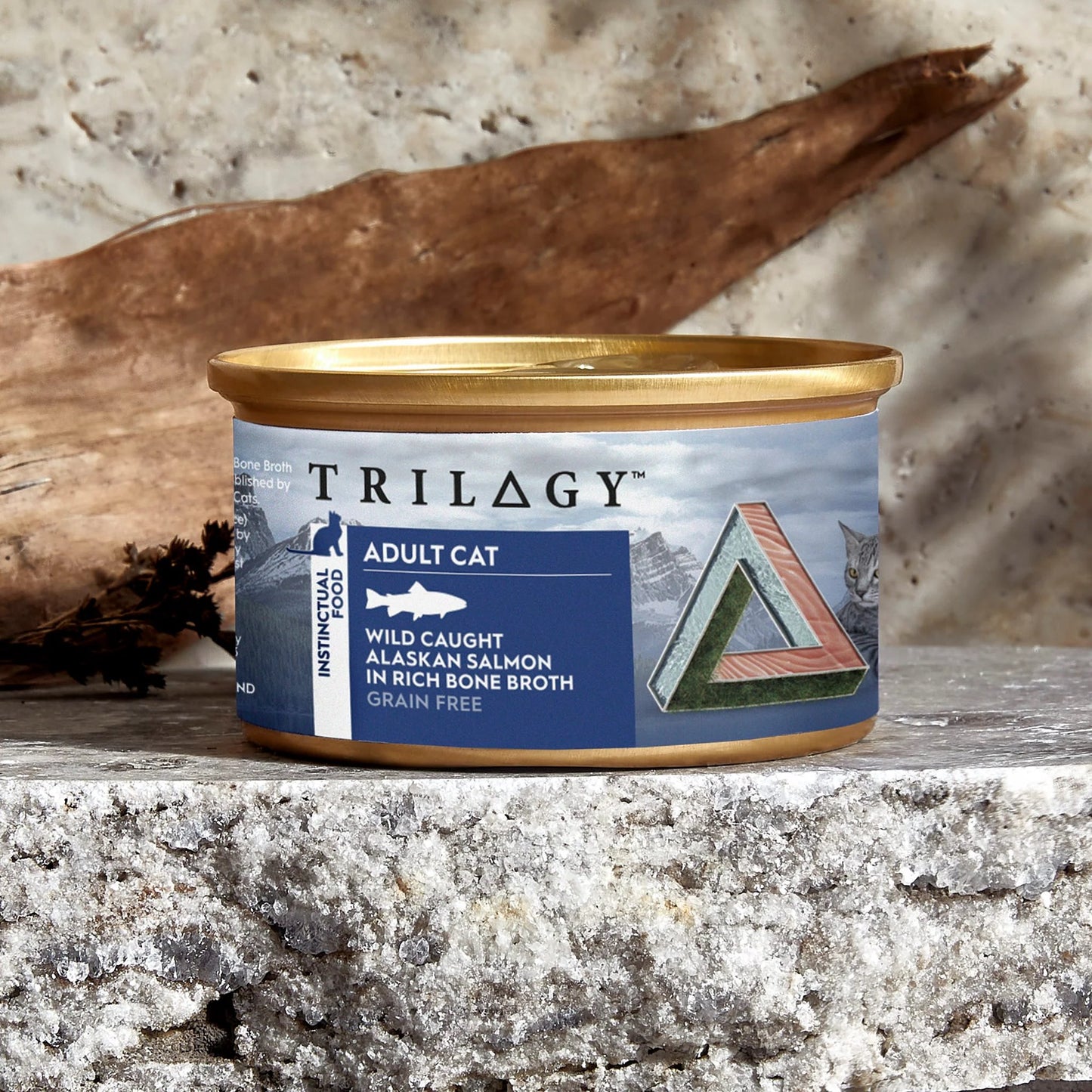 Trilogy Wild Caught Alaskan Salmon in Rich Bone Broth Wet Cat Food