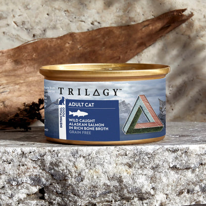 Trilogy Wild Caught Alaskan Salmon in Rich Bone Broth Wet Cat Food