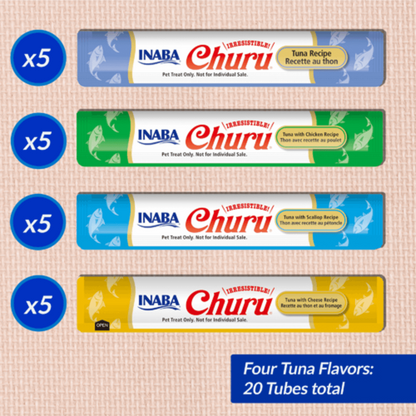 Inaba Churu Tuna Variety Box 20x14g