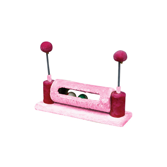 Cattitude Pounce N Play Cat Scratch Barrel Roll Pink