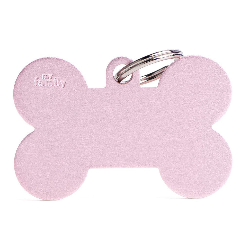 My Family Basic Bone Pink ID Tag