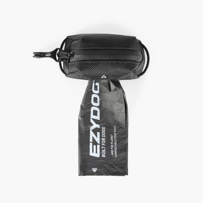 EzyDog Essential Poop Bag Holder Black