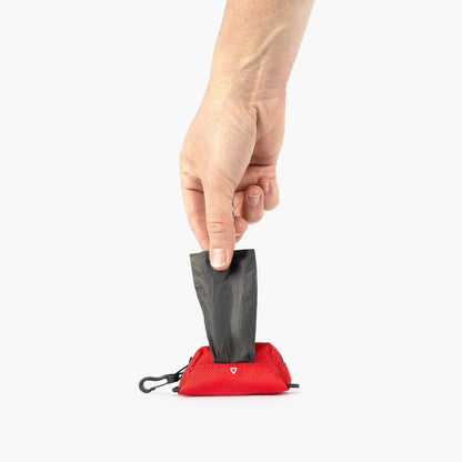 EzyDog Essential Poop Bag Holder Red