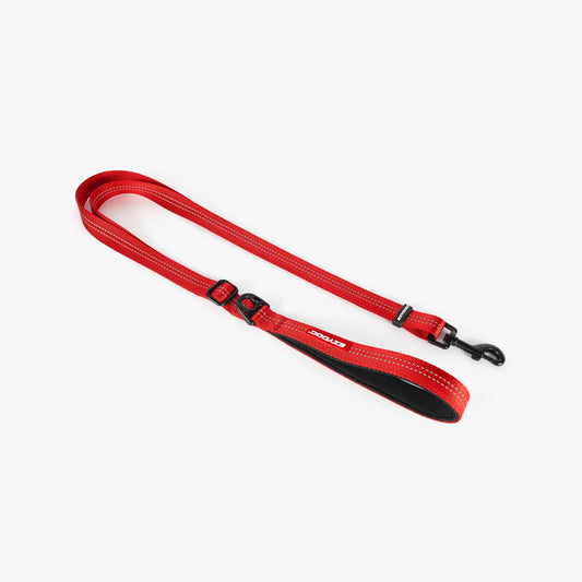 EzyDog Essential Adjustable Leash Red