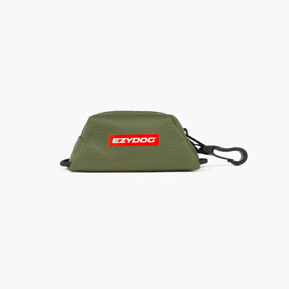 EzyDog Essential Poop Bag Holder Green