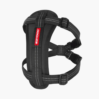 EzyDog Essential Chest Plate Harness Black