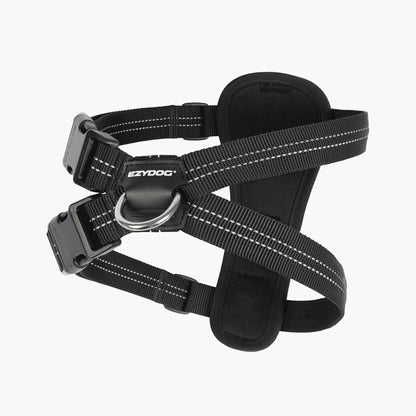 EzyDog Essential Chest Plate Harness Black