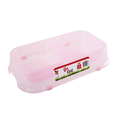 Canine Care Dog Bowl Double Plastic Large