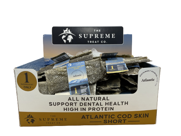 The Supreme Treat Co Cod Skin Chew Short