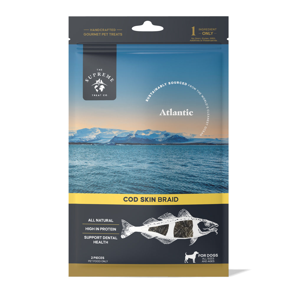 The Supreme Treat Co Cod Skin Braid 2pk