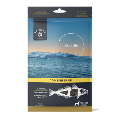 The Supreme Treat Co Cod Skin Braid 2pk