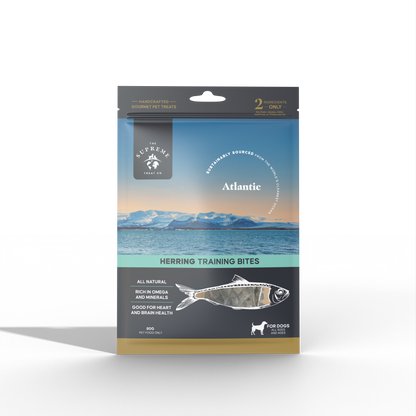 The Supreme Treat Co Herring Training Bites 80g