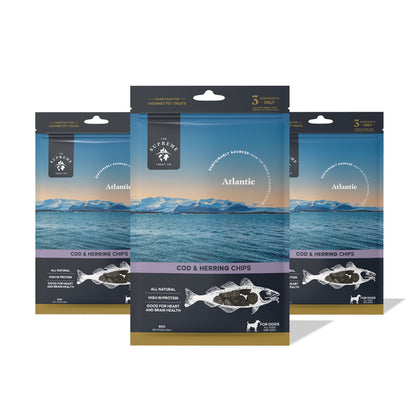 The Supreme Treat Co Cod and Herring Chips 80g