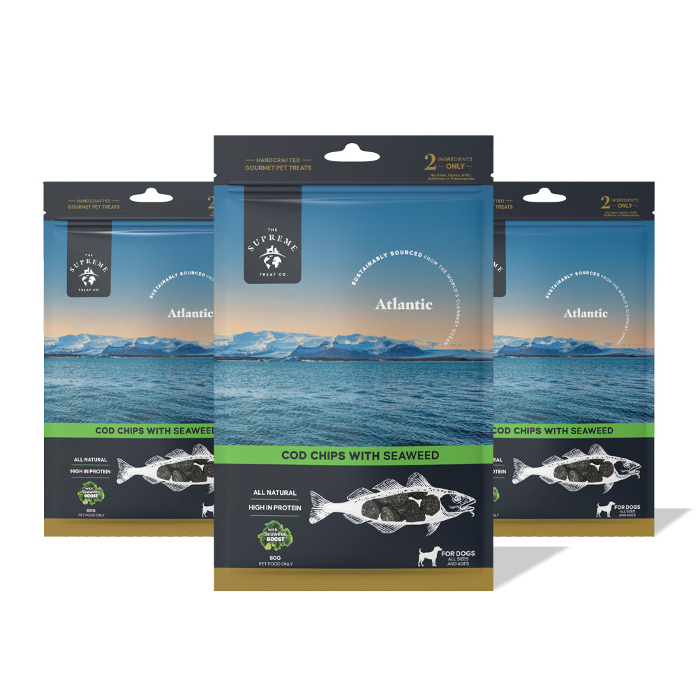 The Supreme Treat Co Cod Chips with Seaweed 80g