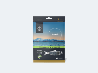 The Supreme Treat Co Cat Herring Bites with Seaweed 50g