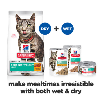 Hill's Science Diet Perfect Weight Vegetable & Salmon Medley Canned Wet Cat Food